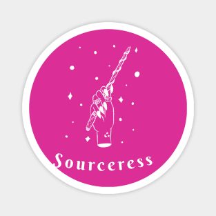 Sourceress | Witchy Tee Magnet